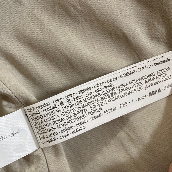 Massimo Dutti Light Gray Blazer - Picture 5 of 7